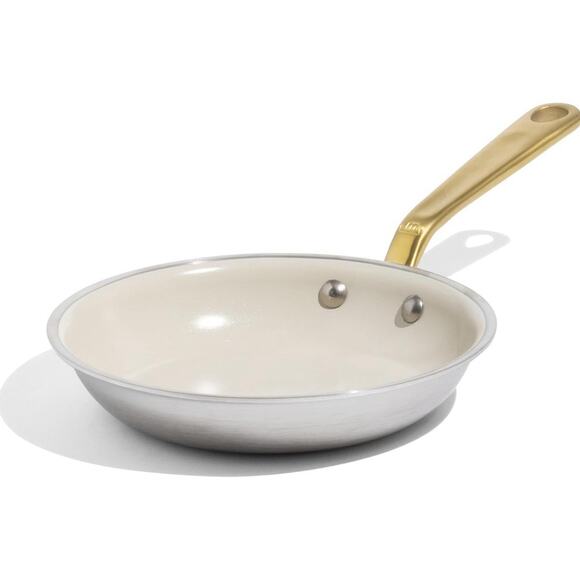 Made In Professional Cookware Ceramic Non-Stick Frying Pan 5-Ply Stainless Clad - Picture 1 of 5